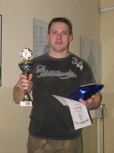 Gesamtsieger des Weihnachtsturniers 2007: Alex Kruse